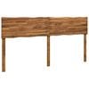 vidaXL Tăblie de pat cu margini naturale ROSTOCK natural 180 cm