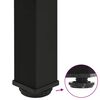 vidaXL Picioare masă consolă, 4 buc., negru, 72-74 cm, oțel