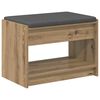 vidaXL Bancă pentru hol Stejar Artizanal 63 x 38 x 45 cm