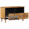 vidaXL Cabinet TV cu raft natural 70 x 33 x 46 cm Lemn de mango solid