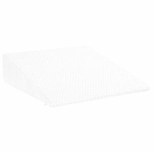 vidaXL Perna wedge Simplu Alb 69 x 64 x 19 cm
