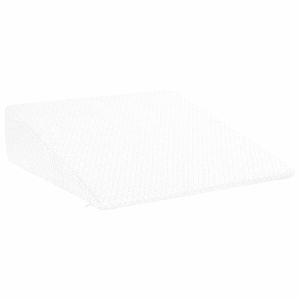 vidaXL Perna wedge Simplu Alb 69 x 64 x 19 cm