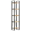 vidaXL Bibliotecă cu 5 rafturi, 40x30x180 cm, lemn masiv mango