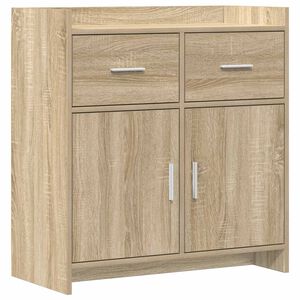 vidaXL Bufet Stejar Sonoma 75 x 36 x 80 cm Lemn prelucrat