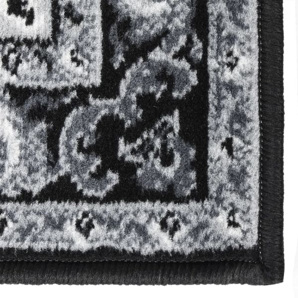 vidaXL Covor de alergat BCF, negru, 80x250 cm