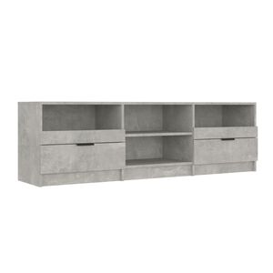 vidaXL Comodă TV, gri beton, 150x33,5x45 cm, lemn prelucrat