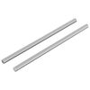 vidaXL Coroană filetată 2 buc. Argintiu 6 x 135 mm Oțel
