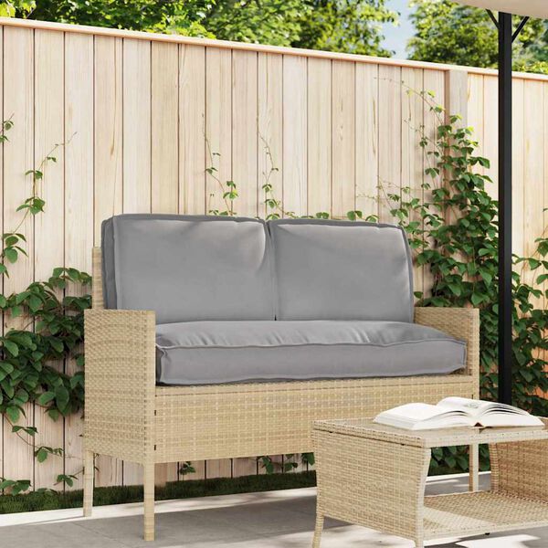 vidaXL Set de perne 3 pcs Gri Material Oxford