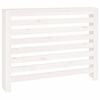 vidaXL Mască pentru calorifer, alb, 108,5x19x84 cm, lemn masiv de pin