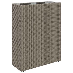 vidaXL Ghiveci &icirc;nalt Gri 55 x 22 x 70 cm poliratan