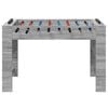 vidaXL Masă de Foosball Sonoma gri 125 x 60,5 x 80 cm Lemn compozit