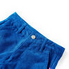 Pantaloni pentru copii, velur, albastru cobalt 140