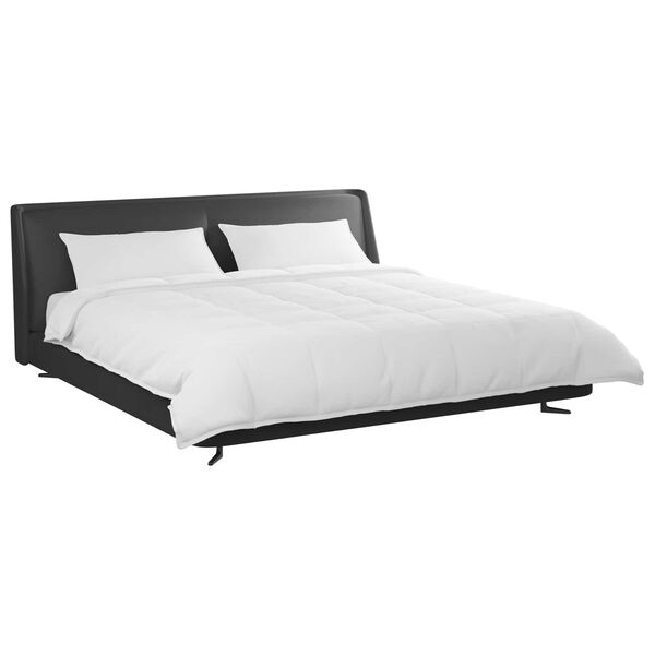 vidaXL Set de Pături cu pernă 3 pcs Alb Pene de rață