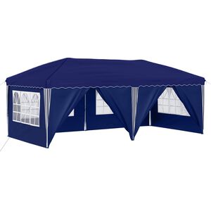 vidaXL Cort de Petrecere Pop-up 575 x 288 x 245 cm albastru