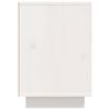 vidaXL Noptiere, 2 buc., alb, 50x34x50 cm, lemn masiv de pin