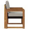vidaXL Set de canapele de exterior Lemn solid de Acacia și Textilene