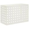 vidaXL Husă pentru aer condiționat Alb 90 x 40 x 60 cm Oțel
