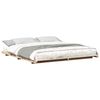 vidaXL Cadru de pat Maro 180 x 220 cm Lemn de pin masiv