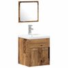 vidaXL Set de mobilier pentru baie 3 buc. Lemn vechi 41 x 38,5 x 46 cm