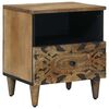vidaXL Dulap pentru pat Maro 40 x 33 x 46 cm Lemn de mango solid