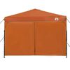 vidaXL Cort Canopy Pop-up Portocaliu 300 x 300 cm țesătură