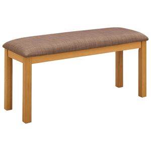 vidaXL Bancă de Dining 95 x 32 x 45 cm Lemn de stejar masiv Gri