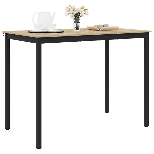 vidaXL Masă Bar &icirc;n Picioare Lemn compozit