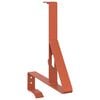 vidaXL Suport pentru Zăpadă 12 buc. Roșu 29,5 x 3 x 34,5 cm Oțel
