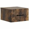 vidaXL Dulap de noapte suspendat Stejar fumuriu 34,5 x 33 x 20 cm