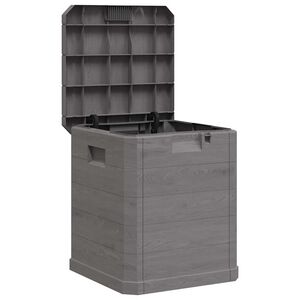 vidaXL Ladă de depozitare pentru grădină, maro, 90 L