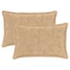 vidaXL Husă pentru pernă 2 buc. HOUTEN Crem 50 x 70 cm