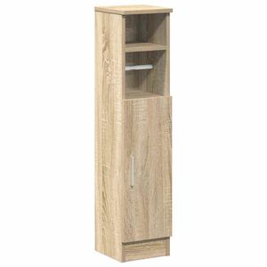 vidaXL Dulap de baie cu suport role, stejar sonoma, 20,5x22x90 cm