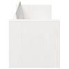 vidaXL Canapea de grădină Alb 185,5 x 60 x 62 cm Lemn de pin masiv