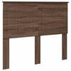 vidaXL Tăblie cap cu headboard Stejar &icirc;nchis 120 cm Lemn compozit