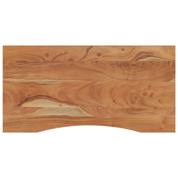 vidaXL Blat de birou 120x60x2,5 cm dreptunghiular lemn masiv de acacia