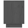 vidaXL Noptiere, 2 buc., gri, 40x30x40 cm, lemn masiv de pin