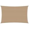vidaXL Parasolar, gri taupe, 3x5 m, HDPE, 160 g/m&sup2;