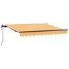 vidaXL Cortina Retractabilă Nisipiu 450 &times; 350 cm Țesătură și Aluminiu