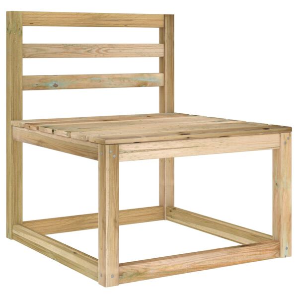 vidaXL Set mobilier de grădină, 3 piese, cu perne verde aprins