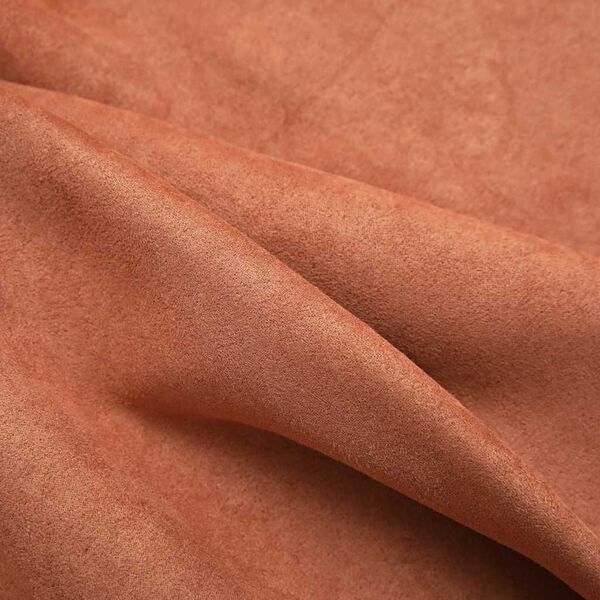 vidaXL Draperii opace cu inele metalice, 2 buc, ruginiu, 140x245 cm