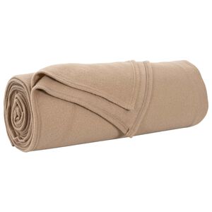 vidaXL Pătură Culoare Cămilă 280 x 210 cm 0.8 kg Molton
