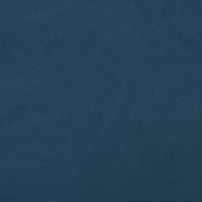 vidaXL Scaune de masă pivotante, 4 buc., albastru, catifea