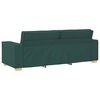 vidaXL Canapea 3 pcs Verde &icirc;nchis 220 x 80 x 84 cm