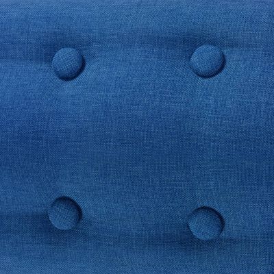 vidaXL Fotoliu, albastru, material textil