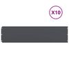 vidaXL Borduri de gazon 10 buc Antracit 25x103 cm Oțel laminat la rece