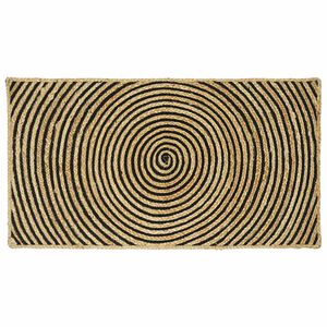 vidaXL Covor de zonă Negru 60 x 110 cm Iută