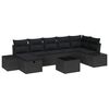 vidaXL Set de canapea 8 buc. poliratan