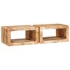 vidaXL Noptieră 2 pcs Maro 45 x 30 x 24 cm Lemn de mango solid