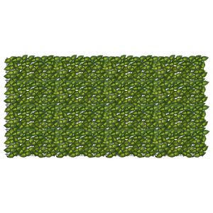 vidaXL Ecran de balcon cu frunze Verde și galben 200 x 100 cm