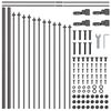 vidaXL Gard de Grădină 8 pcs Gri 170 x 140 cm